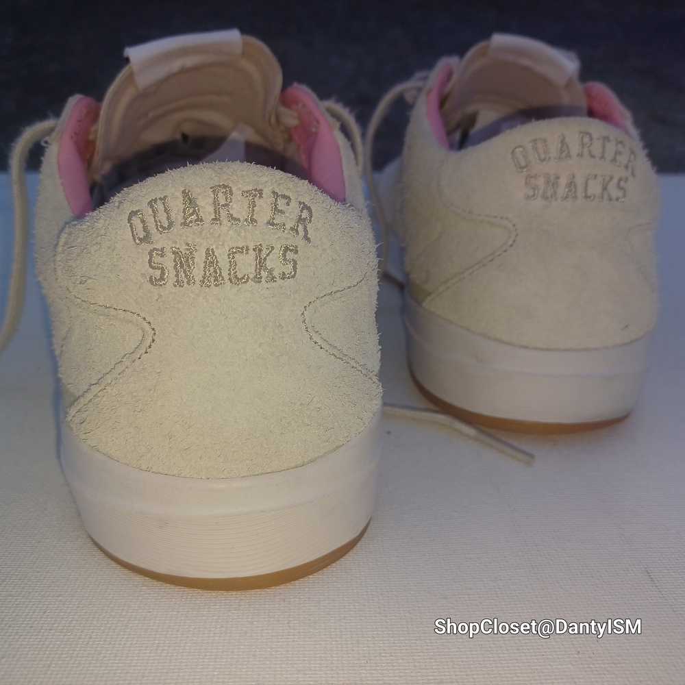 Nike SB Bruin Hyperfeel Quartersnacks sneakers in birch and space pink - Picture 6 of 16